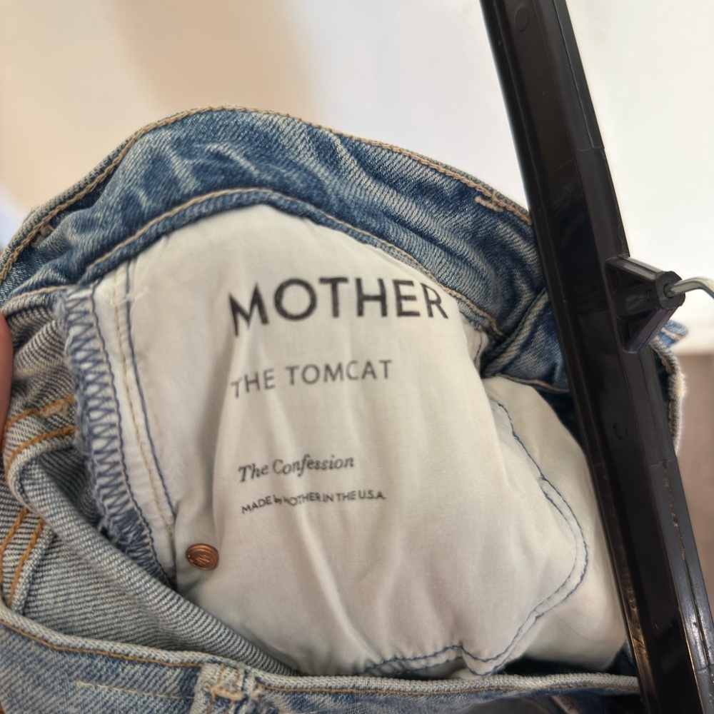 Mother SUPERIOR Tomcat Ankle Straight Jeans The Confession Size 27 - Picture 10 of 11